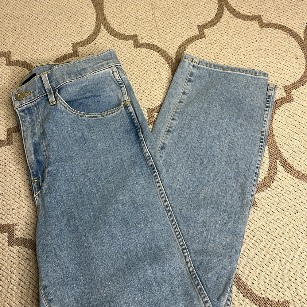 3x1 Claudia Mid-Rise Stretch Slim Cropped Jeans blue jeans - Picture 3 of 14